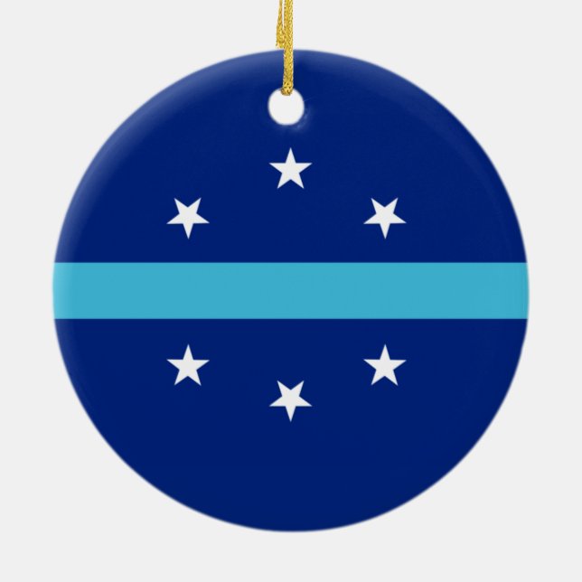 Adorno De Cerámica Bandera de Anaheim (California, Estados Unidos) (Atrás)