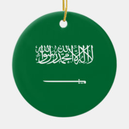 Adorno De Cerámica Bandera de Arabia Saudita