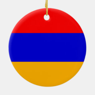 Adorno De Cerámica Bandera de Armenia