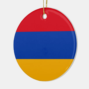 Adorno De Cerámica Bandera de Armenia