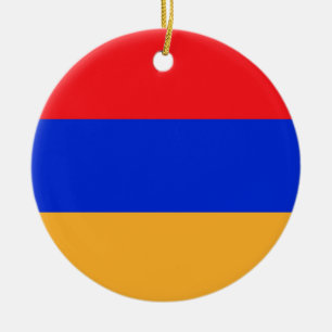 Adorno De Cerámica Bandera de Armenia