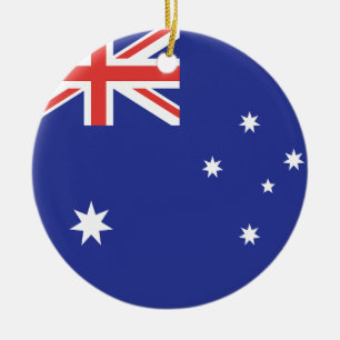 Adorno De Cerámica Bandera de Australia