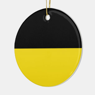 Adorno De Cerámica Bandera de Baden Württemberg (Estado alemán)