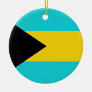 Adorno De Cerámica Bandera de Bahamas