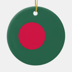 Adorno De Cerámica Bandera de Bangladesh