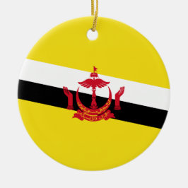 Adorno De Cerámica Bandera de Brunei