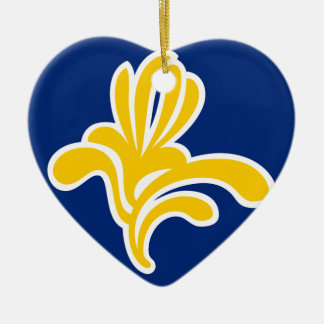 Adorno De Cerámica Bandera de Bruselas (Bélgica)