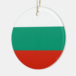Adorno De Cerámica Bandera de Bulgaria