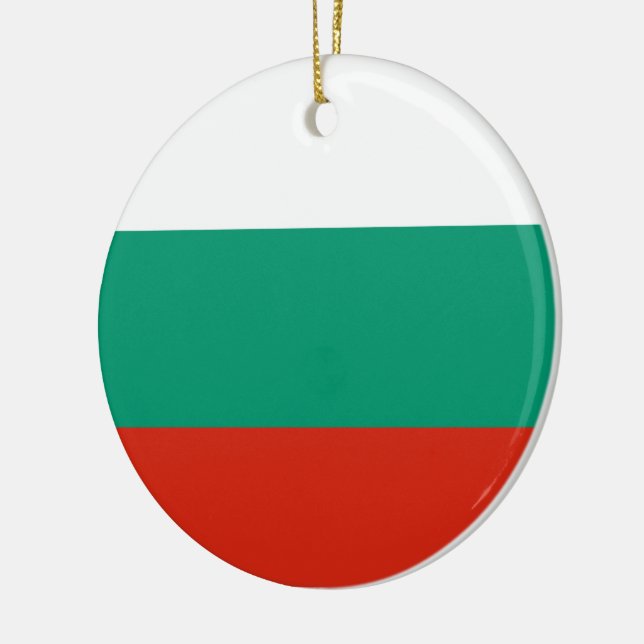Adorno De Cerámica Bandera de Bulgaria (Izquierda)