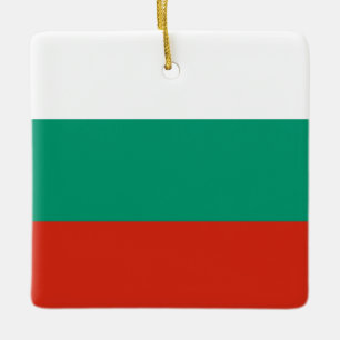 Adorno De Cerámica Bandera de Bulgaria