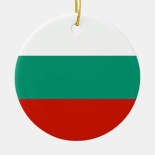 Adorno De Cerámica Bandera de Bulgaria