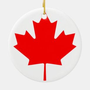 Adorno De Cerámica Bandera de Canadá