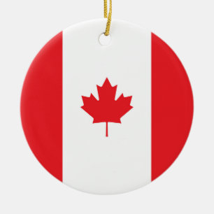 Adorno De Cerámica Bandera de Canadá