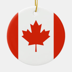 Adorno De Cerámica Bandera de Canadá