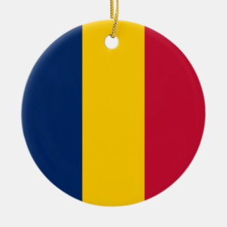 Adorno De Cerámica Bandera de Chad