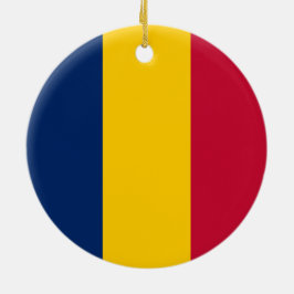 Adorno De Cerámica Bandera de Chad (país africano)