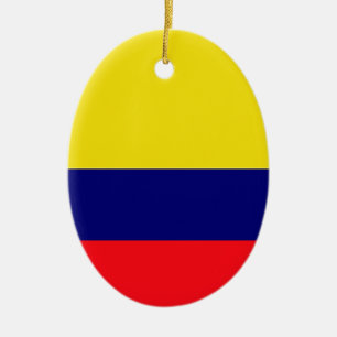 Adorno De Cerámica Bandera de Colombia