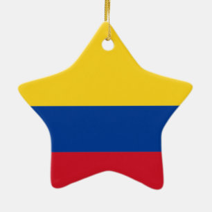 Adorno De Cerámica Bandera de Colombia