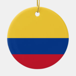 Adorno De Cerámica Bandera de Colombia