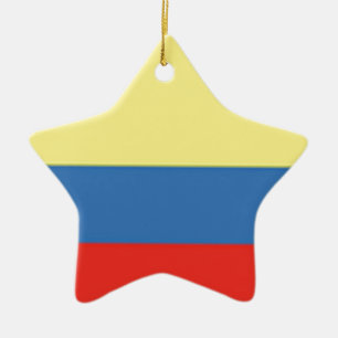Adorno De Cerámica Bandera de Colombia