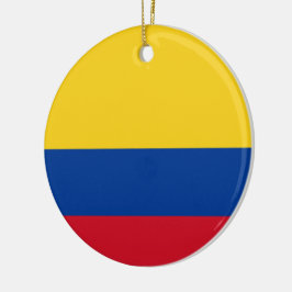 Adorno De Cerámica Bandera de Colombia