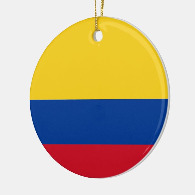 Adorno De Cerámica Bandera de Colombia (Izquierda)