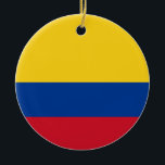 Adorno De Cerámica Bandera de Colombia - Bandera de Colombia<br><div class="desc">Bandera de Colombia - Bandera de Colombia
bandera,  bandera Colombia,  bandera de Colombia,  banderas,  básicos,  Bogotá,  Cartagena,  Colombia,  bandera colombiana,  colombiana,  bandera,  bandera Colombia,  bandera de Colombia,  banderas,  recuerdo,  t,  t para mujer</div>