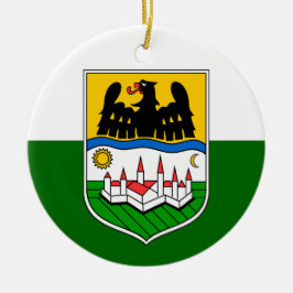 Adorno De Cerámica Bandera de Donauschwaben