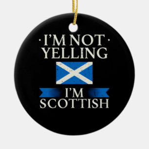 Adorno De Cerámica Bandera de Escocia