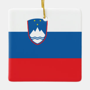 Adorno De Cerámica Bandera de Eslovenia