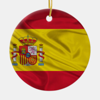 Adorno De Cerámica Bandera de España