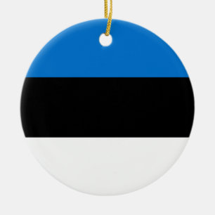 Adorno De Cerámica Bandera de Estonia