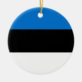 Adorno De Cerámica Bandera de Estonia
