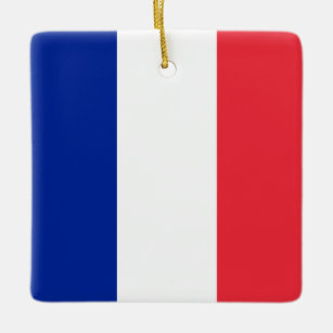 Adorno De Cerámica Bandera de Francia (francesa)
