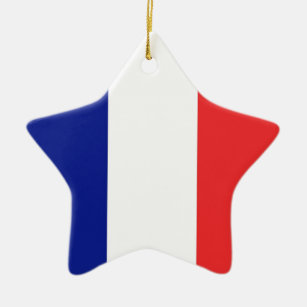 Adorno De Cerámica Bandera de Francia Tricolore Francés