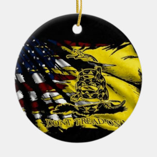 Adorno De Cerámica Bandera de Gadsden - libertad o muerte