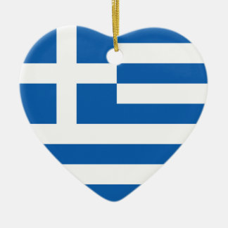 Adorno De Cerámica Bandera de Grecia