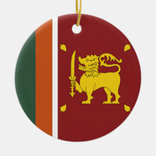Adorno De Cerámica Bandera de Guatemala