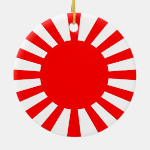 Adorno De Cerámica Bandera de guerra del ejército imperial japonés