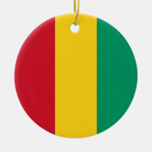 Adorno De Cerámica Bandera de Guinea