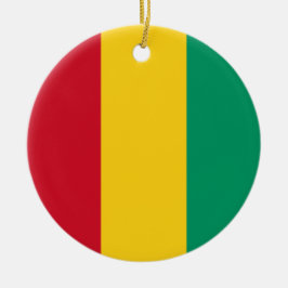 Adorno De Cerámica Bandera de Guinea (país africano)