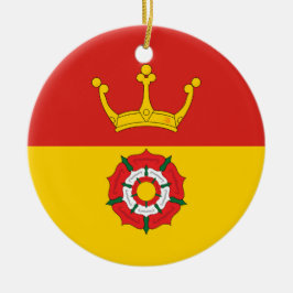 Adorno De Cerámica Bandera de Hampshire (condado del Reino Unido)