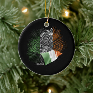 Adorno De Cerámica bandera de Irlanda