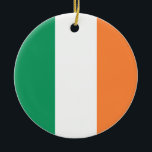 Adorno De Cerámica Bandera de Irlanda<br><div class="desc">Bandera de Irlanda</div>