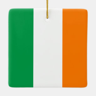 Adorno De Cerámica Bandera de Irlanda (irlandesa)