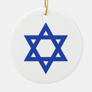 Adorno De Cerámica Bandera de Israel