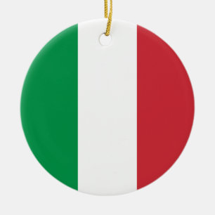 Adorno De Cerámica Bandera de Italia
