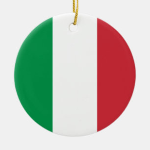 Adorno De Cerámica Bandera de Italia