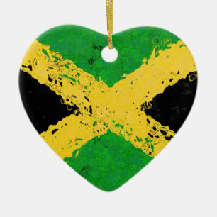 ADORNO DE CERÁMICA BANDERA DE JAMAICA