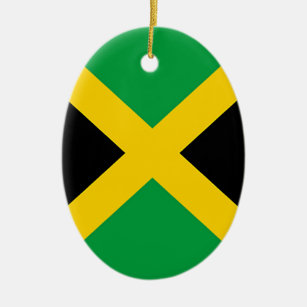 Adorno De Cerámica Bandera de Jamaica
